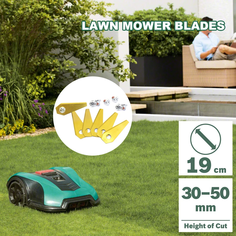 

Лезвие для газонокосилки из нержавеющей стали, 18 шт.