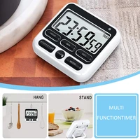 digital kitchen timer large display timers screen square household cooking count up countdown alarm clock sleep stopwatch clock