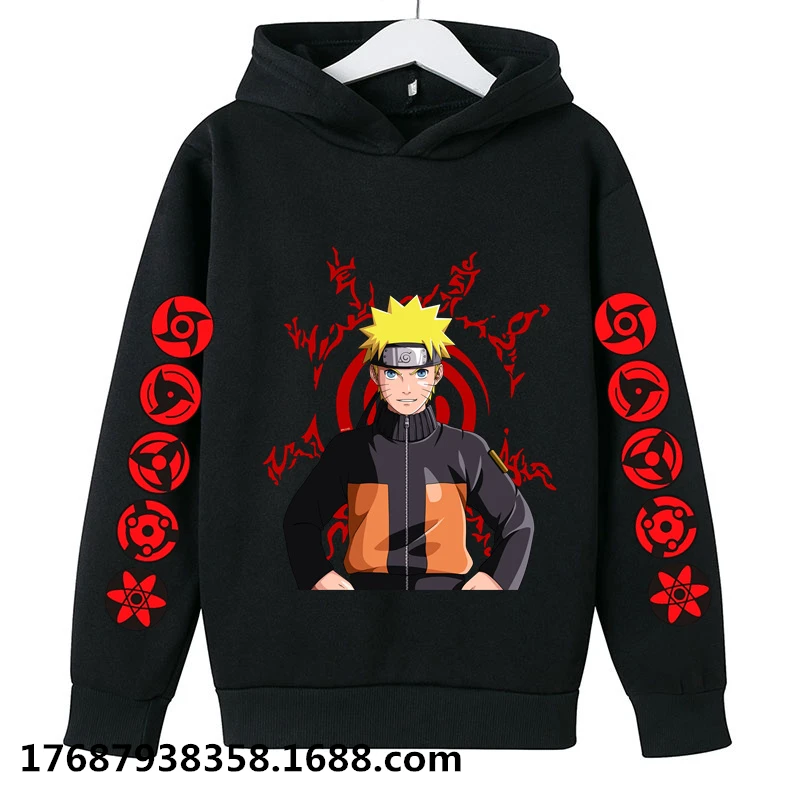 

Толстовка Hokage, детская одежда, свитшоты для маленьких мальчиков, осенняя одежда, свитер с японским аниме