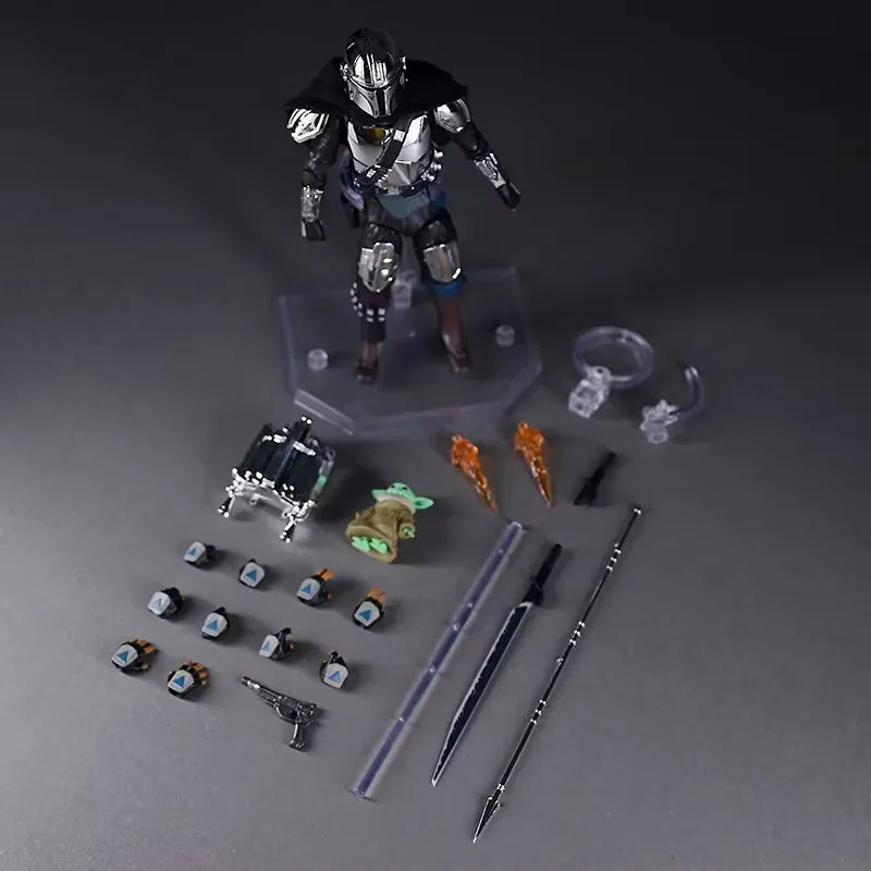В наличии: Коллекционная подвижная фигурка MAFEX 256 Star Wars The Mandalorian 2.0 Electroplated Version Djinjaran – модель, игрушка, подарок (art.: 3920db155c692) - 3920db155c692
