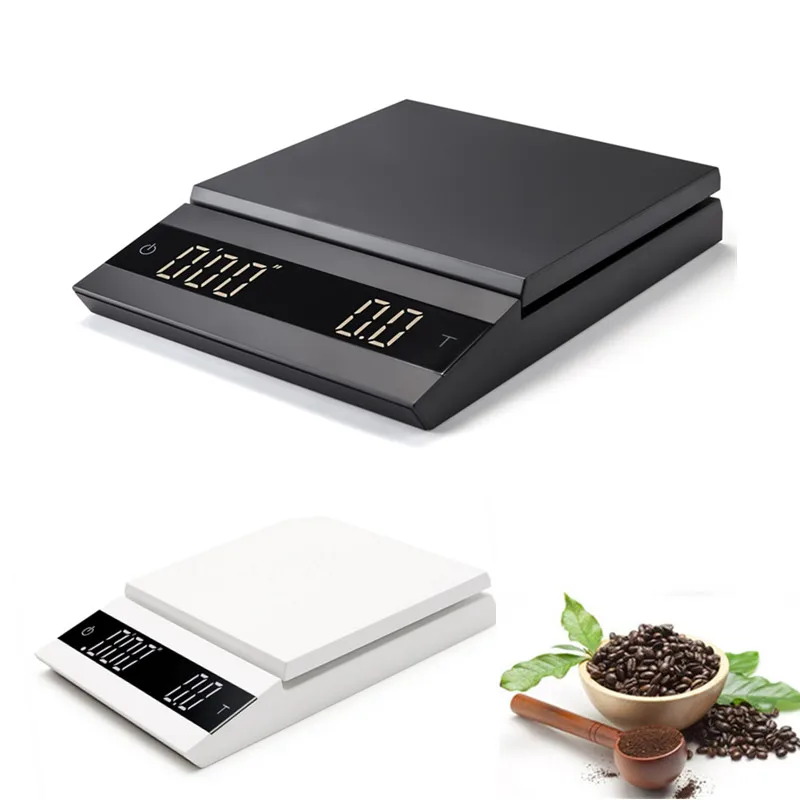 

Electronic Coffee Scale with Bluetooth Digital Scales 2kg 0.1g Precision Measuring Weight Tools with Timer Kitchen Accessories