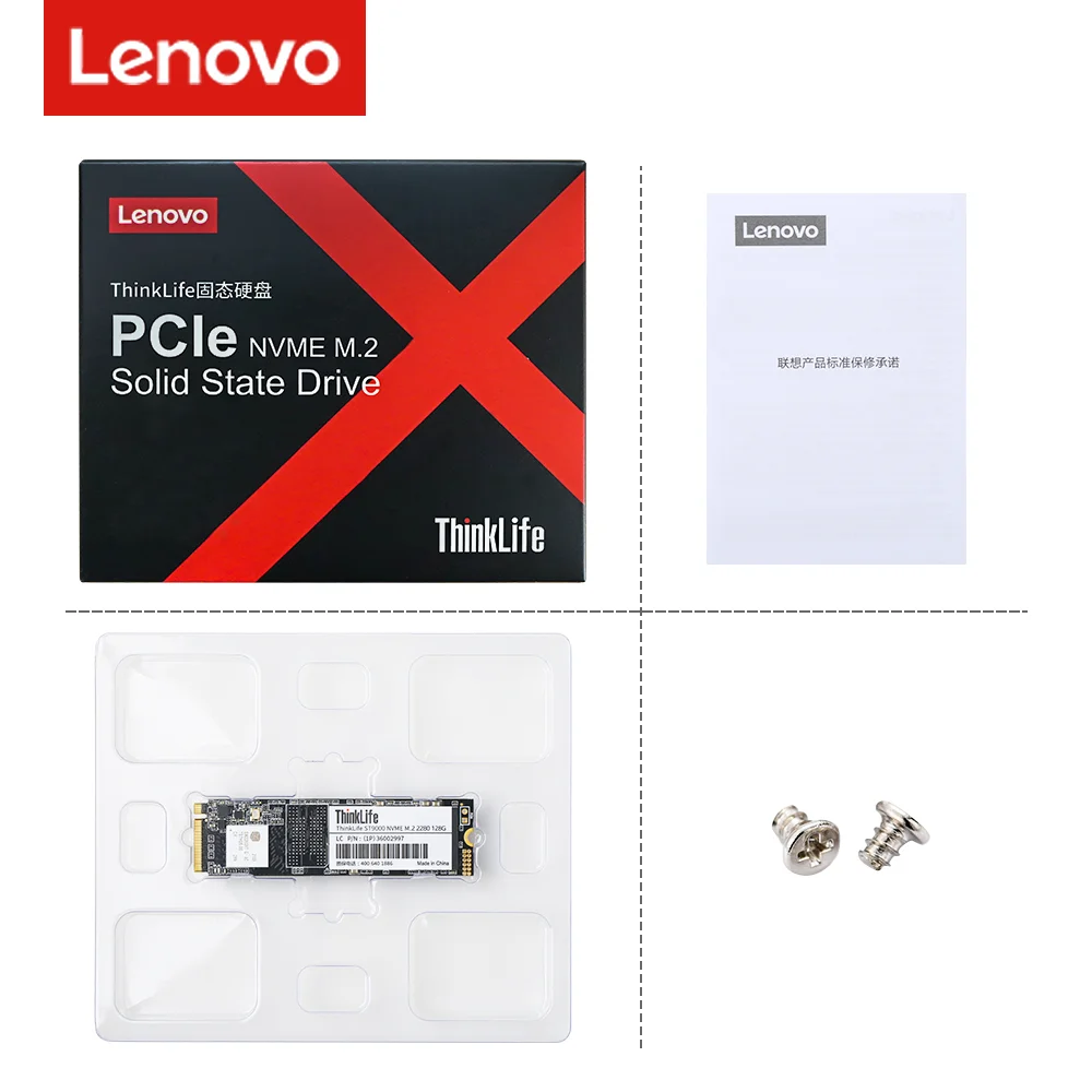 Lenovo NVME SSD NMVE M2 1 ТБ 128 ГБ 256 ГБ 512 ТБ SSD M.2 PCIe ...