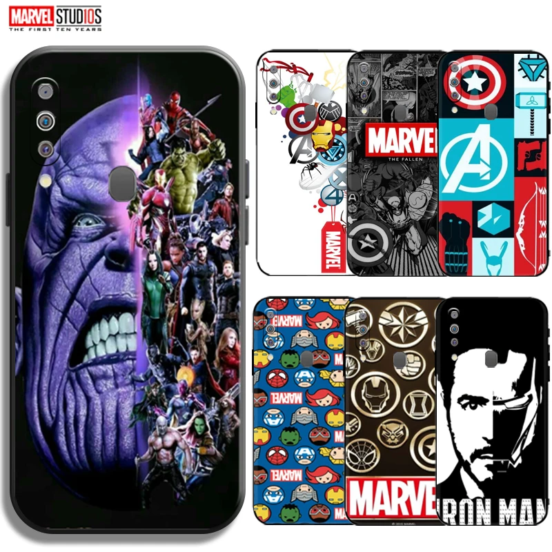 

Marvel Avengers Logo Phone Case For Samsung Galaxy M30 M30s Bumper Coque Carcasa Ultra-Thin Soft TPU Back Funda