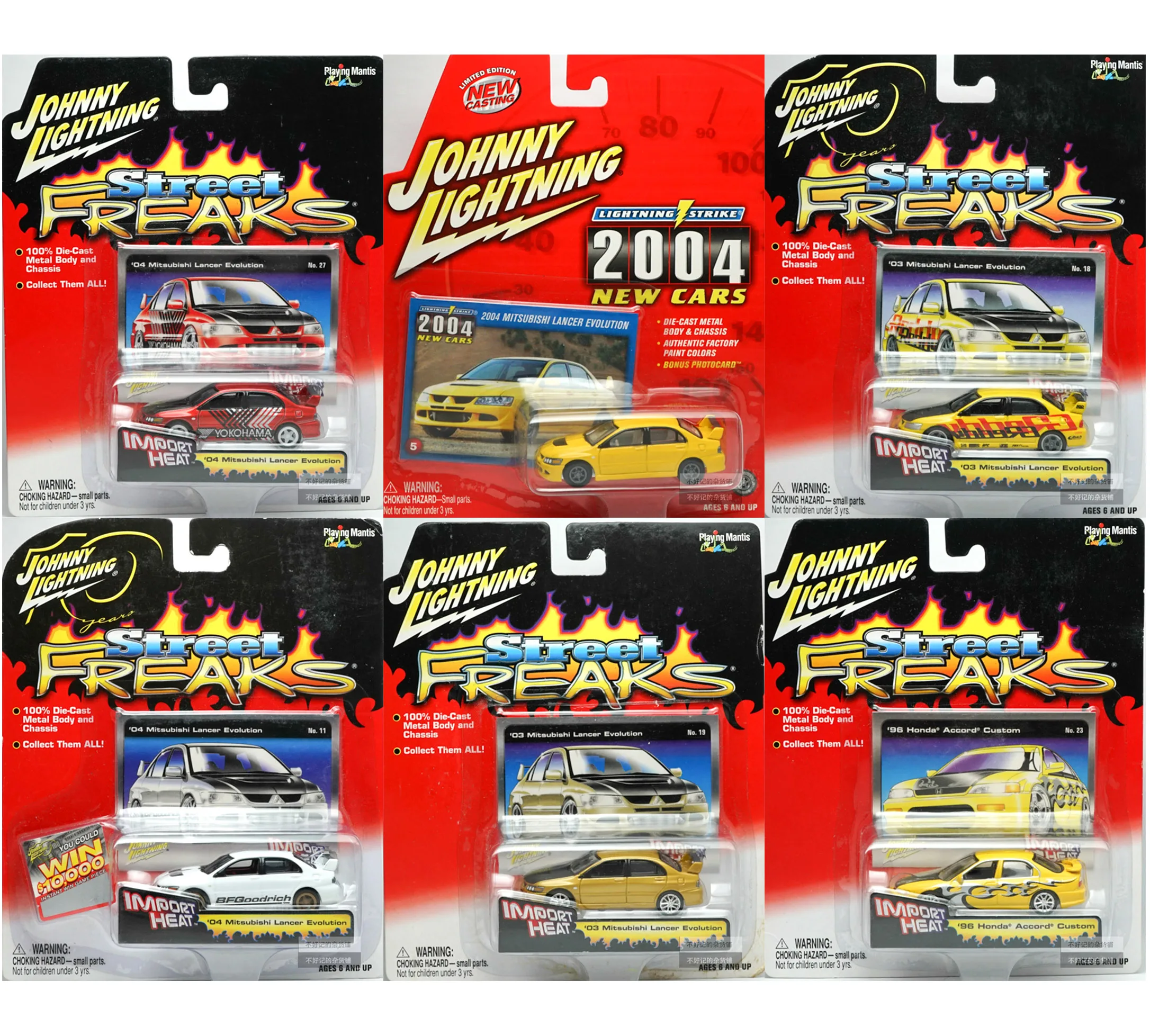 

Модель автомобиля металлическая для MITSUBISHI LANCER EVO Honda Accord, 1:64
