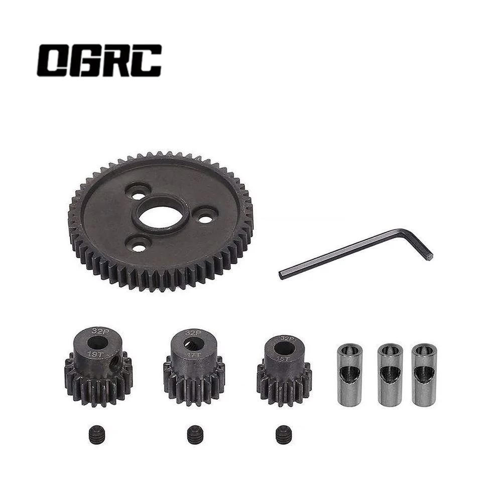

OGRC RC 54T 32P Spur Gear with 15T/17T/19T Pinions For Traxxas Slash 4x4 4WD/2WD/VXL Rally/Stampede 4x4 VXL/Summit/E-REVO/T-Maxx