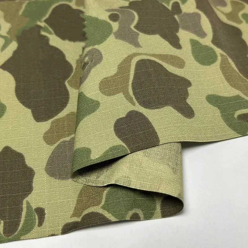 Фото Нейлоновая хлопковая камуфляжная ткань Splintertarn Duck Hunter Swiss M70 Alpenflage, камуфляжная ткань рипстоп для военной формы и DIY-проектов №3