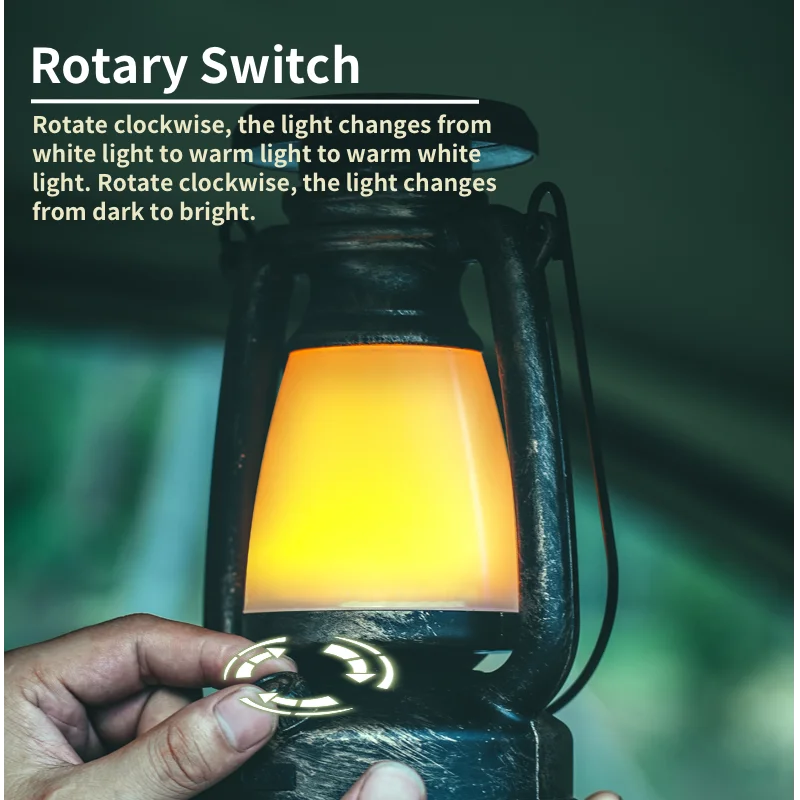 Warsun Cp16 Портативный Фонарь Для Кемпинга В Стиле Ретро 160 Лм 3 Режима Перезаряжаемый