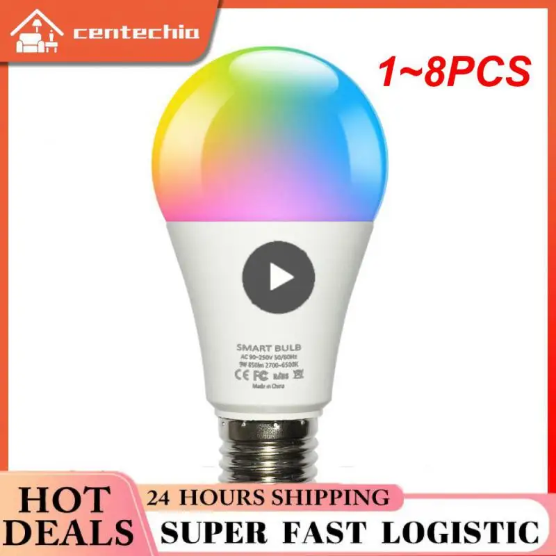 

Умная лампа E27 с поддержкой Wi-Fi, 1-8 шт.