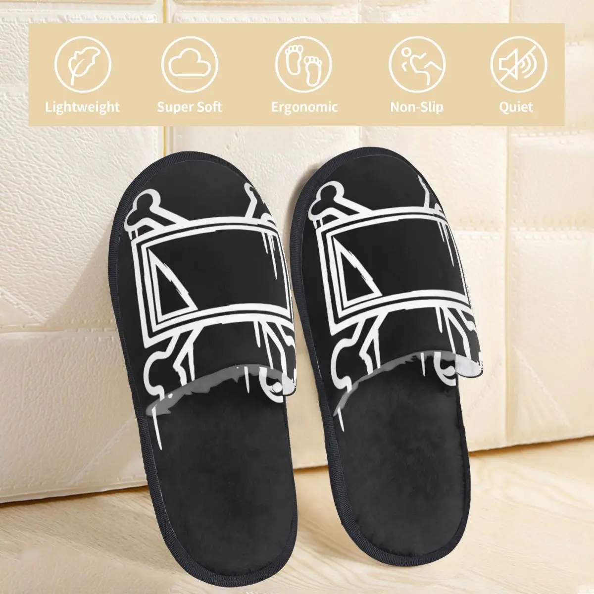 Зимние домашние хлопковые тапочки Uzi Doorman меховые для защиты костей сланцы