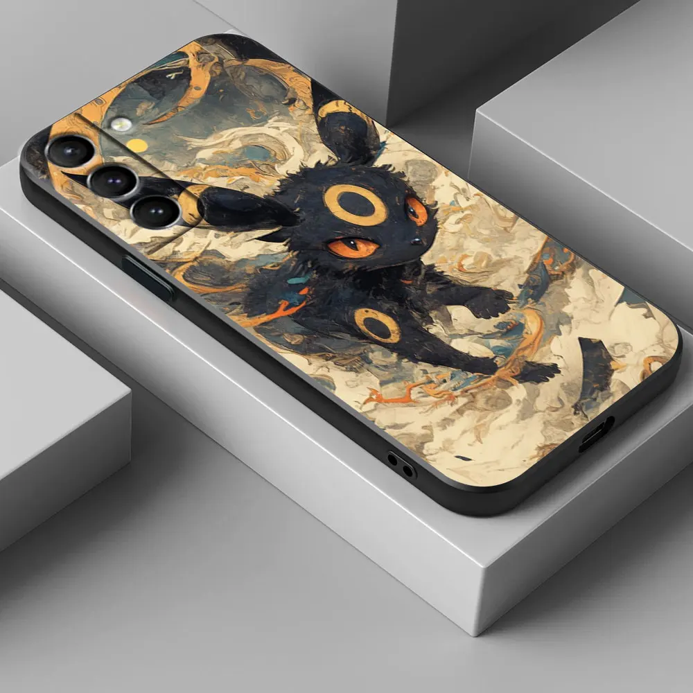 Чехол Bulbasaur Pokemon Umbreon Art S25Ultra для Samsung Galaxy S25 S24 S23 S20 S21 FE S22 Ultra S10 Plus мягкий чехол
