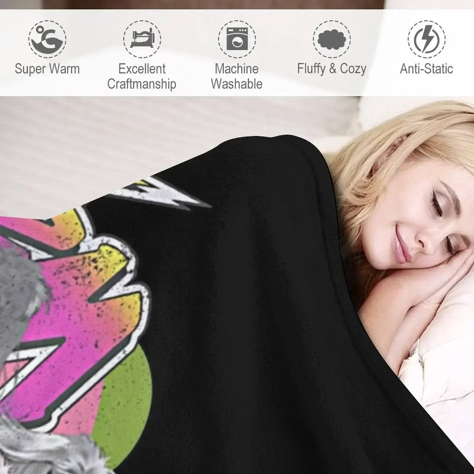 Джем Ретро и голограммы Плед на диван Одеяла для кровати