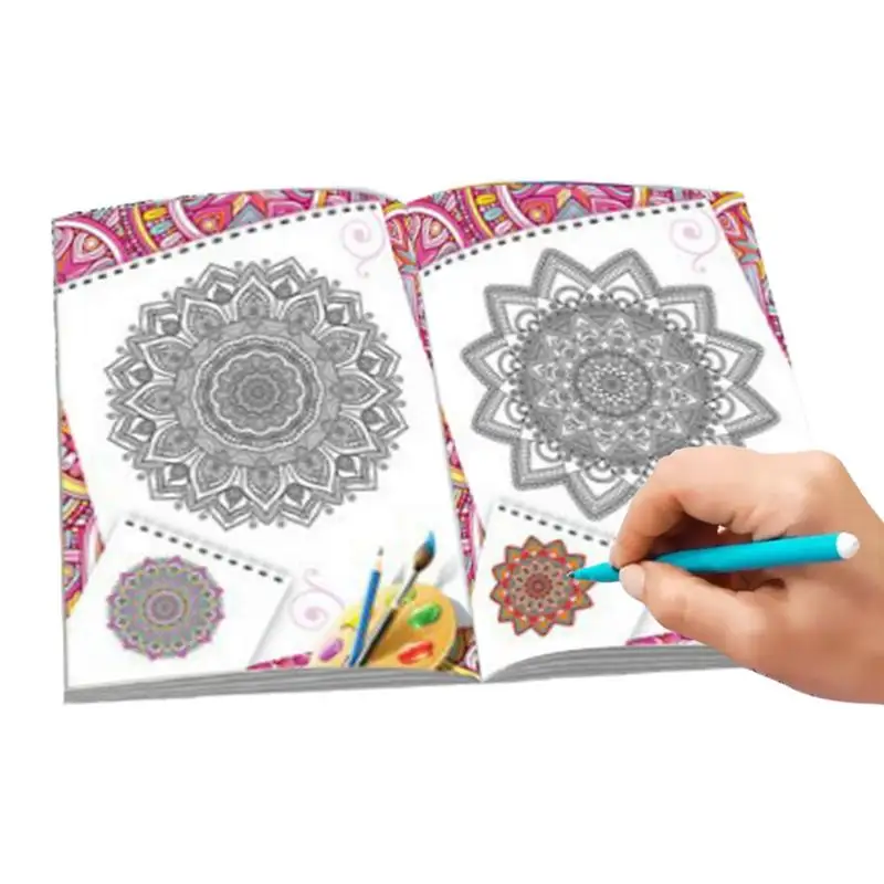 Успокаивающая книжка-раскраска детские книги для рисования портативные