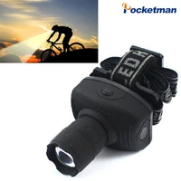 brightest led headlamp zoomable headlight frontal head torch powerful head light use aaa battery for camping hiking