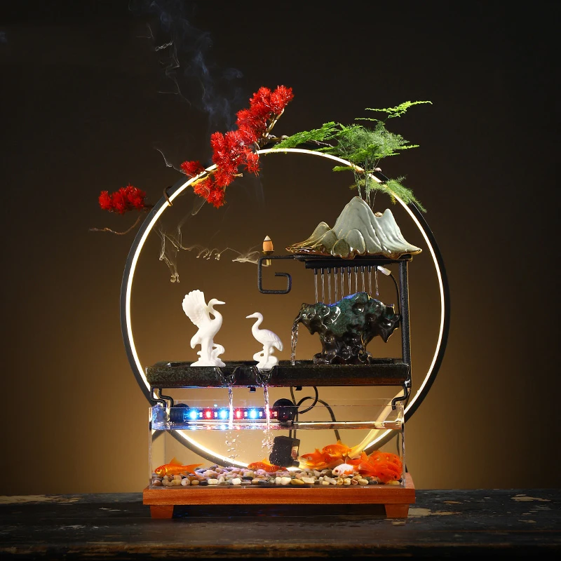 Креативное домашнее украшение керамическая Циркулирующая вода для офиса