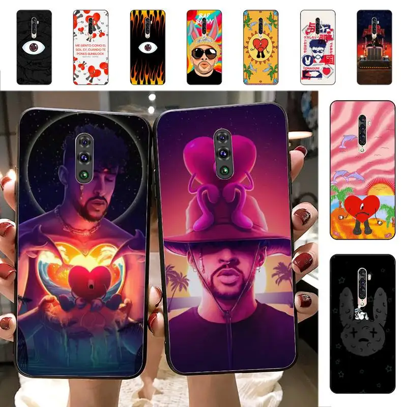 

Yo Perreo Sola Bad Bunny Maluma Phone Case for Vivo Y91C Y11 17 19 17 67 81 Oppo A9 2020 Realme c3