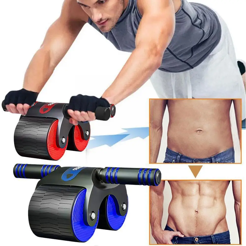 

Колесный автоматический тренажер для отбоя живота, тренажер для тренировок и бодибилдинга, тренажер для мышц АБС, домашний тренажер для пох...