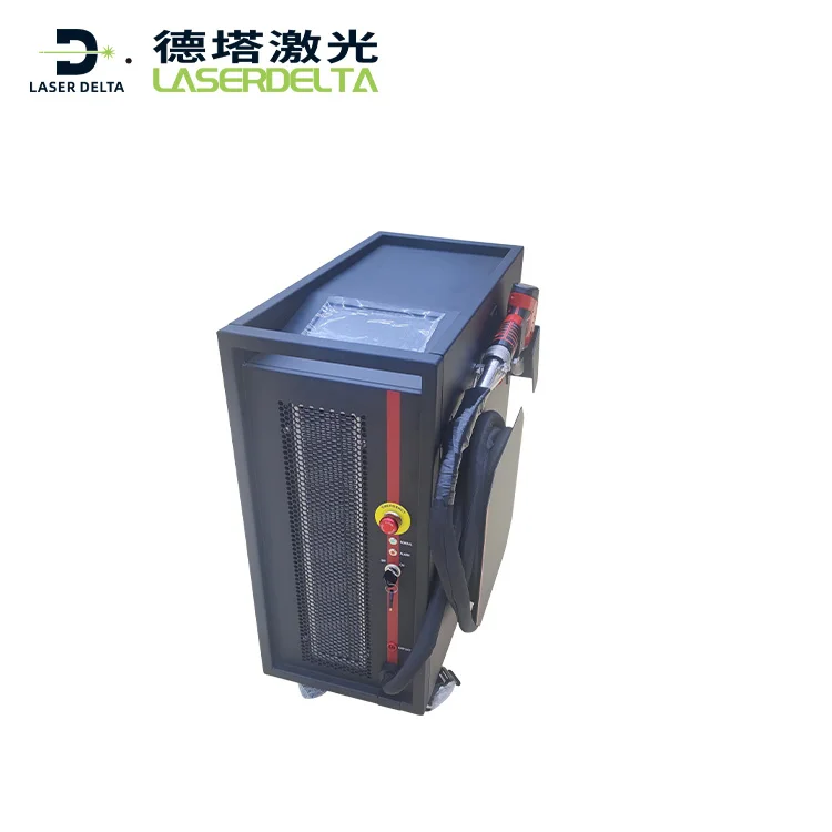 Портативный лазерный аппарат с воздушным охлаждением 3 в 1 1000 Вт стальной