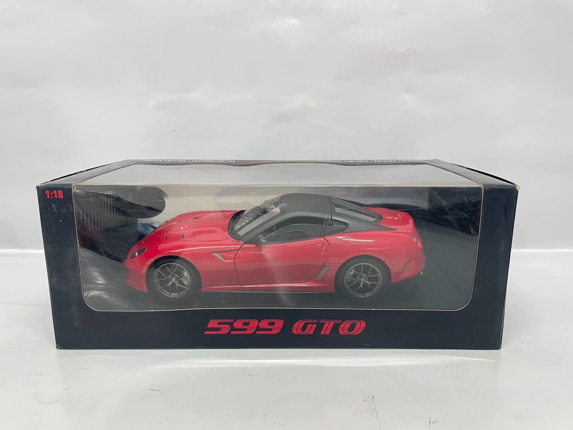 HW Elite 1:18 599 GTO Red Simulation Limited Edition, все открытые металлические статические модели автомобиля из сплава, игрушка в подарок (art.: 3920d03edae4e) - 3920d03edae4e