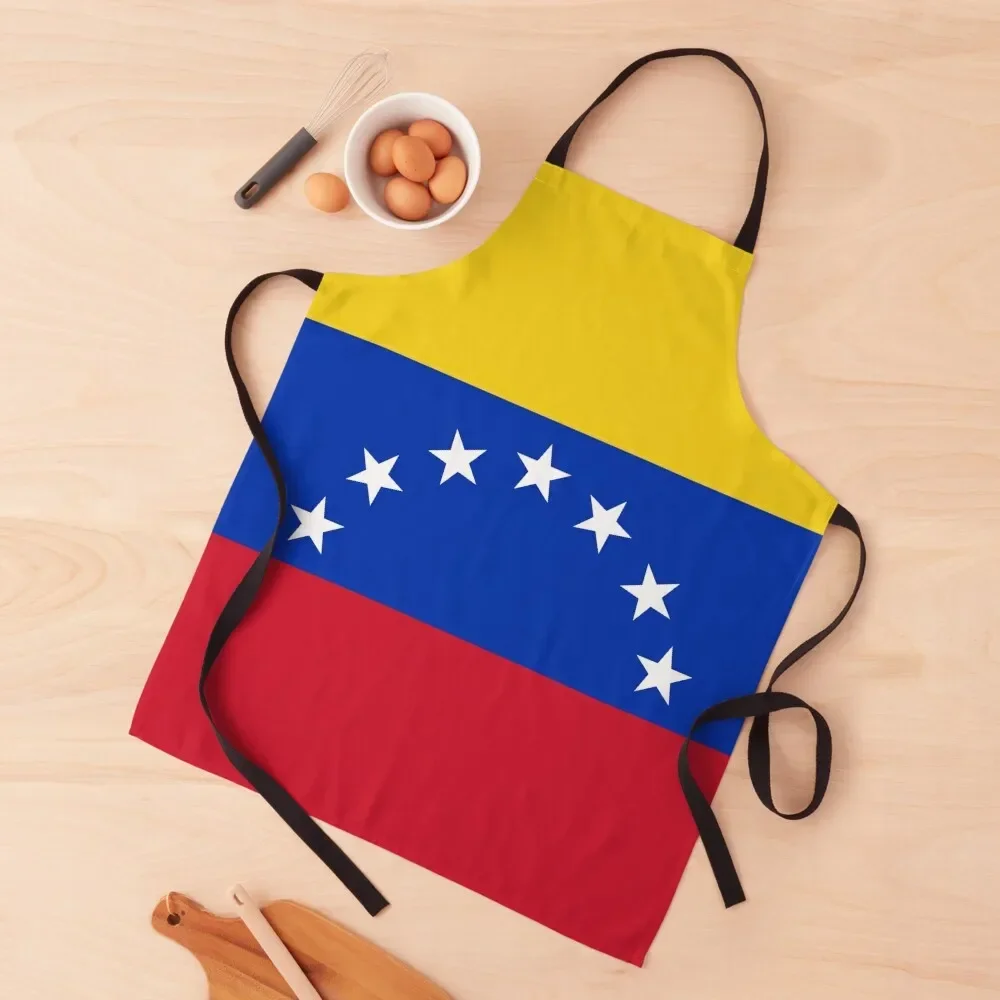 Фартук с флагом Венесуэлы (7 звезд) водонепроницаемый кухонный фартук для женщин