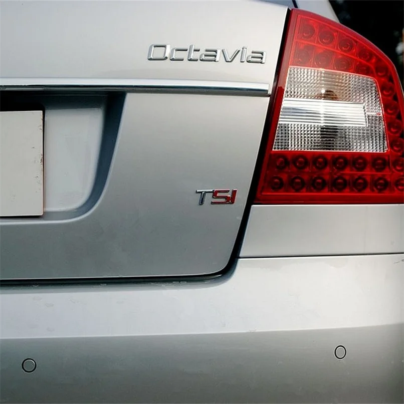 Металлический высококачественный автомобильный 3D стикер Octavia стильные буквы