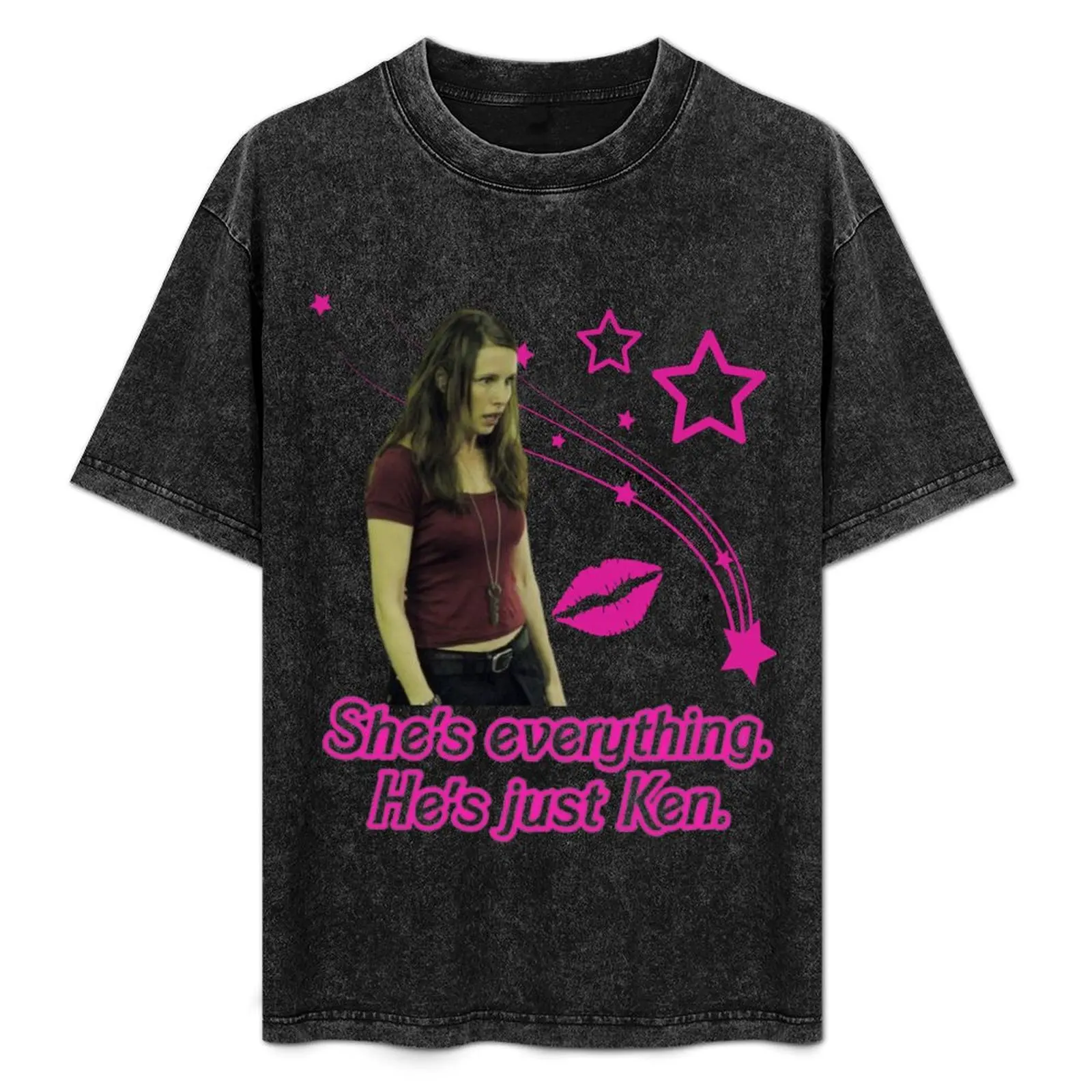 Фото Футболка AMANDA SAW STARS DESIGN для бега с короткими рукавами №1