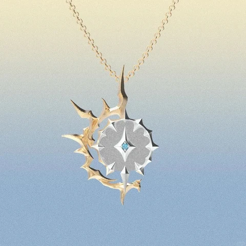 Металлическое ожерелье Honkai: Star Rail Khaslana Phainon