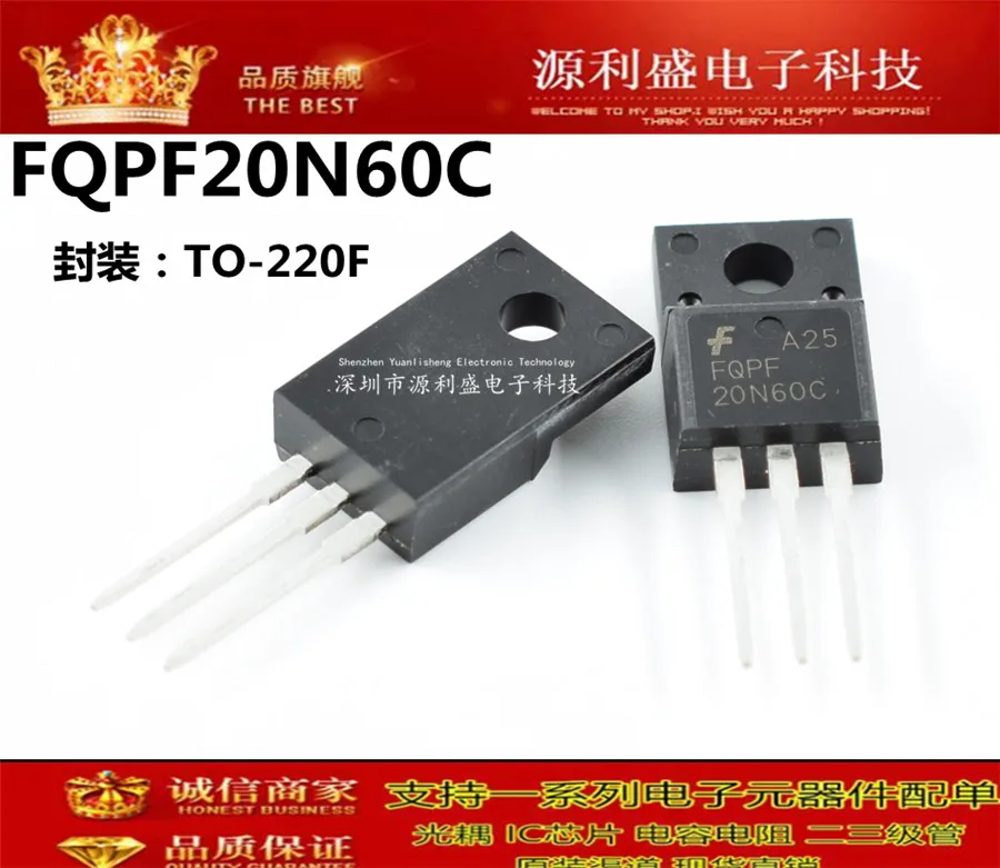 

Бесплатная доставка 20n60c FQPF20N60C 20N60 10A 600V TO-220 10 шт.