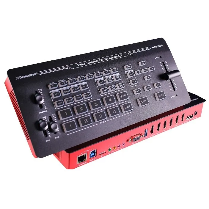 DeviceWell HDS7305 5-CH Live Stream PIP T-bar HD Оборудование студии звукозаписи