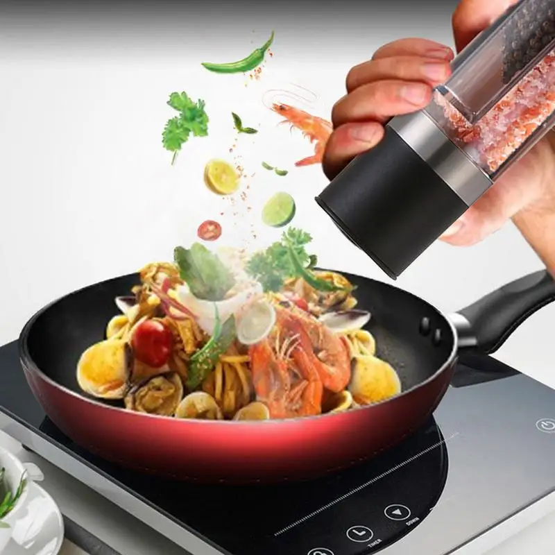 Мельница для черного перца мельница с двойной головкой приправ ручная