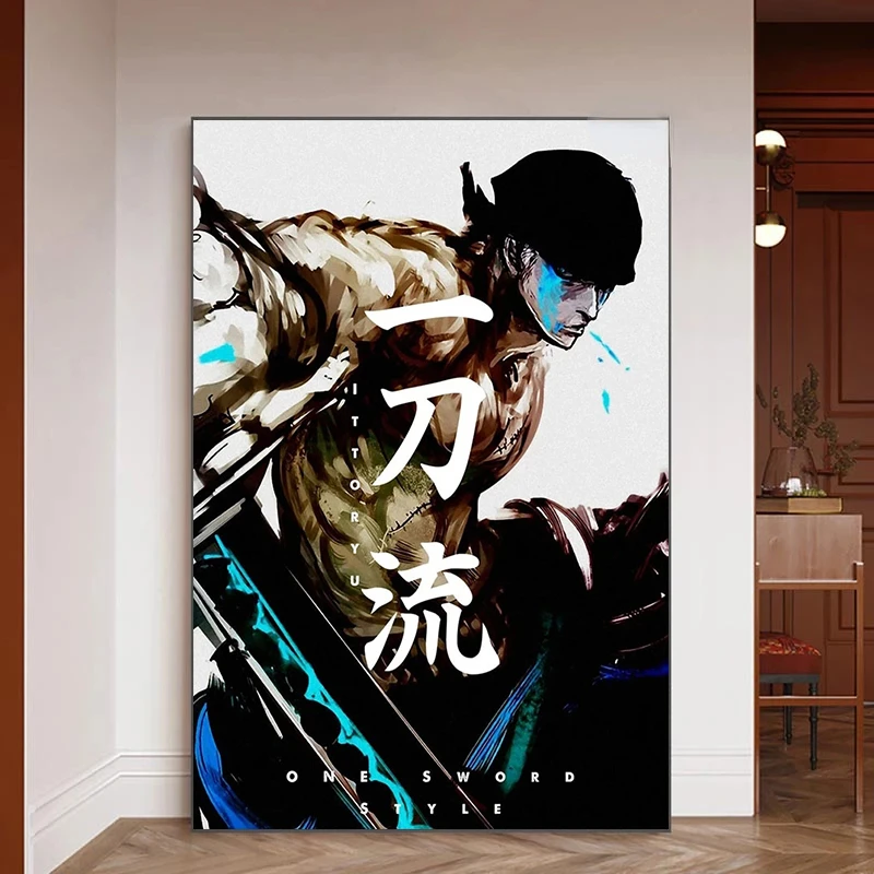 

Алмазная 5D Вышивка «сделай сам», картина из Аниме Зоро с полным круглым рисунком Стразы, домашний декор