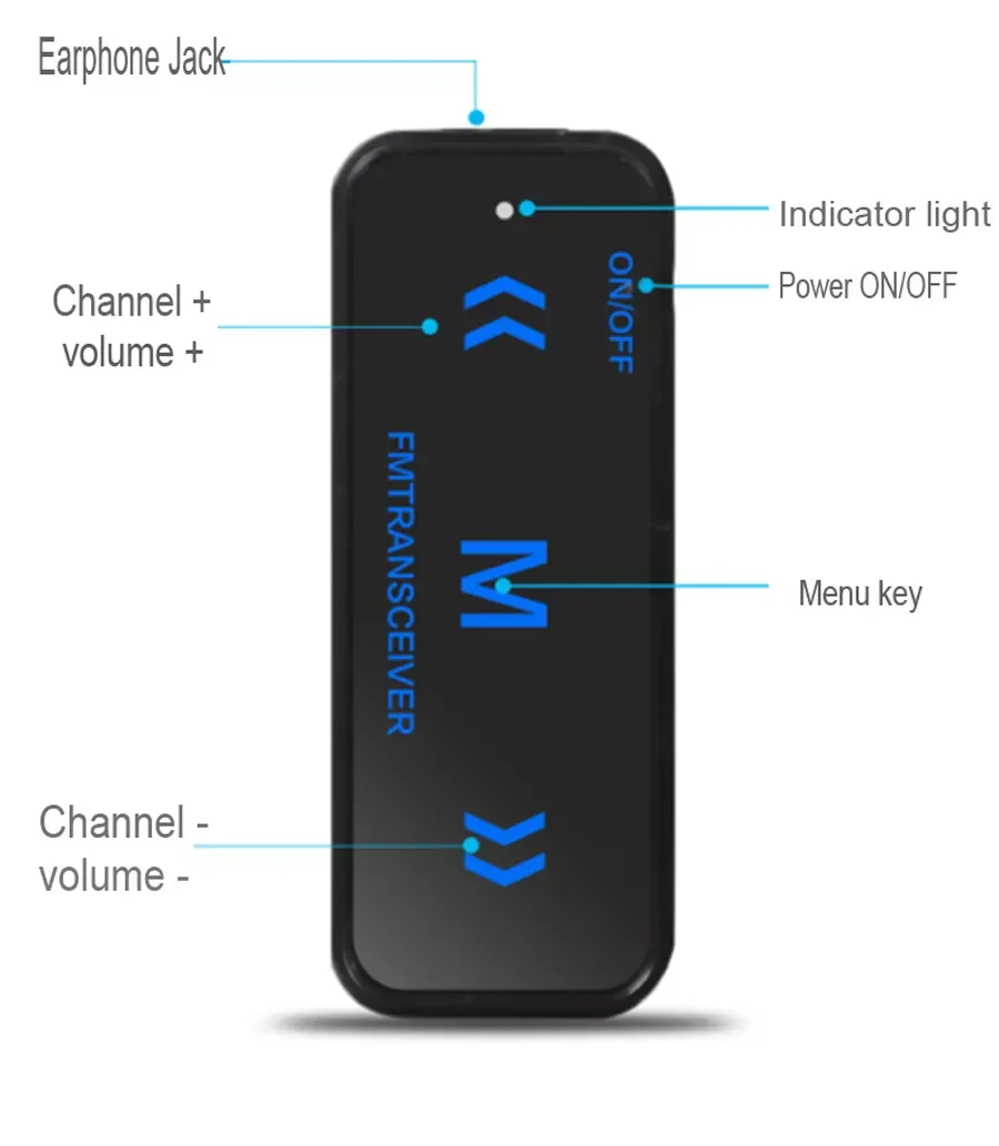 2PCS Mini Walkie Talkie 3W 400-470MHz 2-Way Radio Transceiver Earpiece Headset Earmuff USB charging two way walkies-talkies