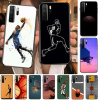 basketball basket cover black soft cover the pooh for huawei nova 8 7 6 se 5t 7i 5i 5z 5 4 4e 3 3i 3e 2i pro phone case cases
