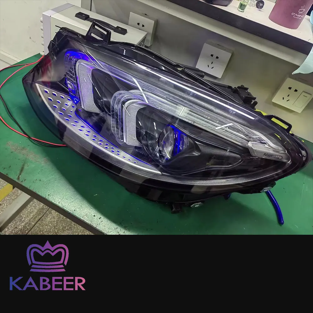 Фара Kabeer GLE для Benz 2018 W167 обновление фар на лазерную фару 2020