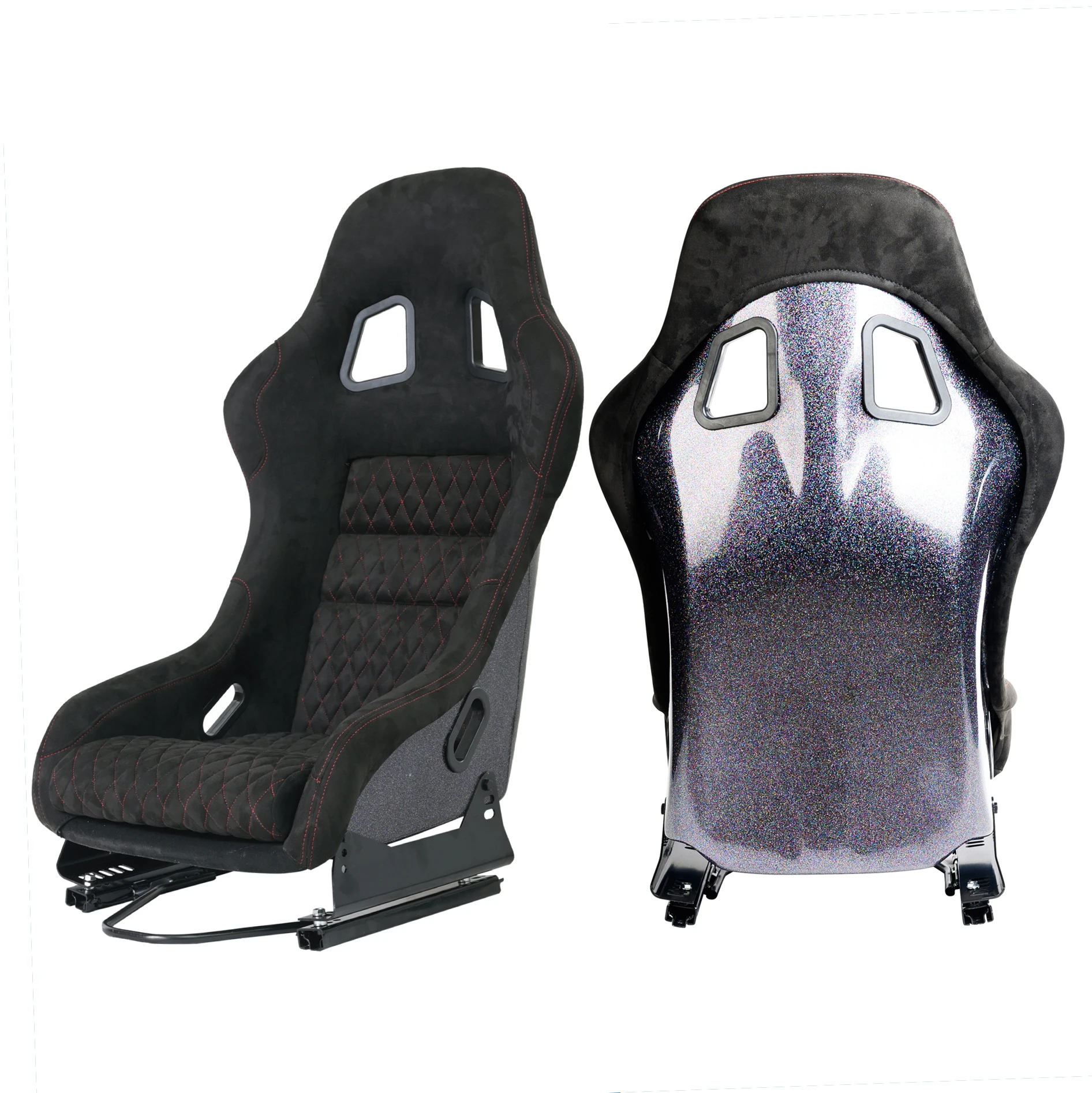 JIABEIR 1022BB Регулируемая Красная строчка блестящая спина автомобиля спортивный