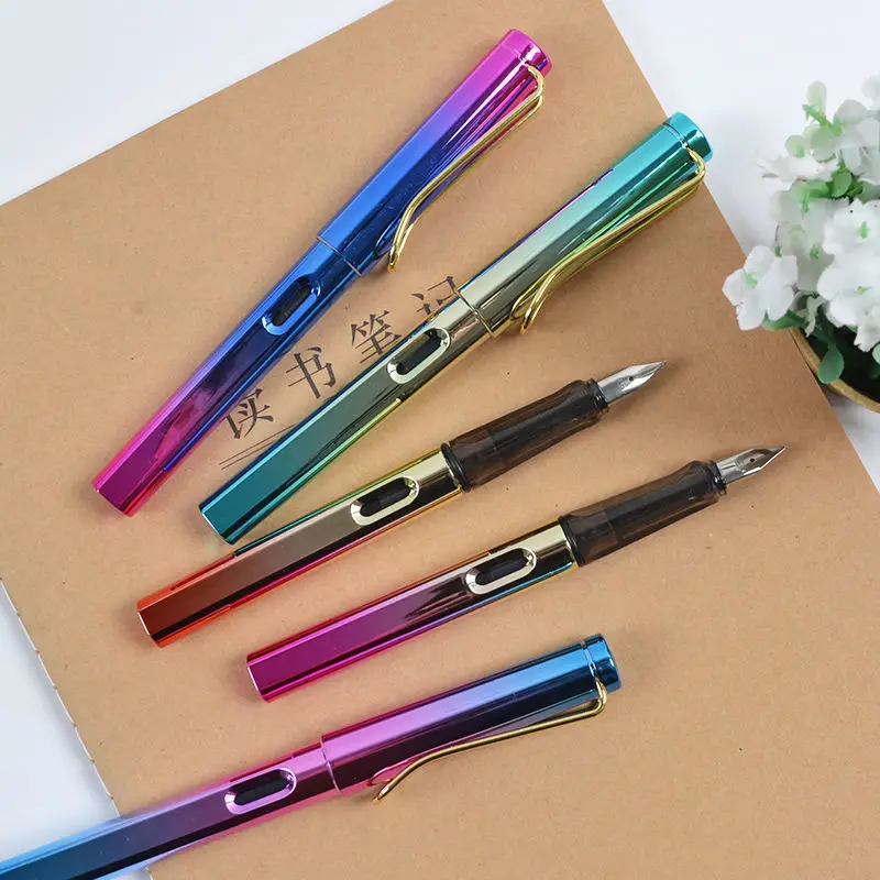 

Pen And Pen Set Calligraphy Practice Writing Erasable Blue Ink Bag Ink Dual Use 36Th Grade Student Colorful Pose Pen