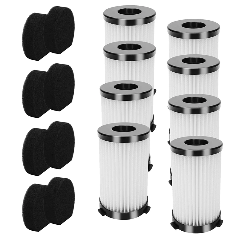 

8 Sets Replacement HEPA Filter Fit For MOOSOO D600 D601 Corded Vacuum Cleaner Replacement Parts