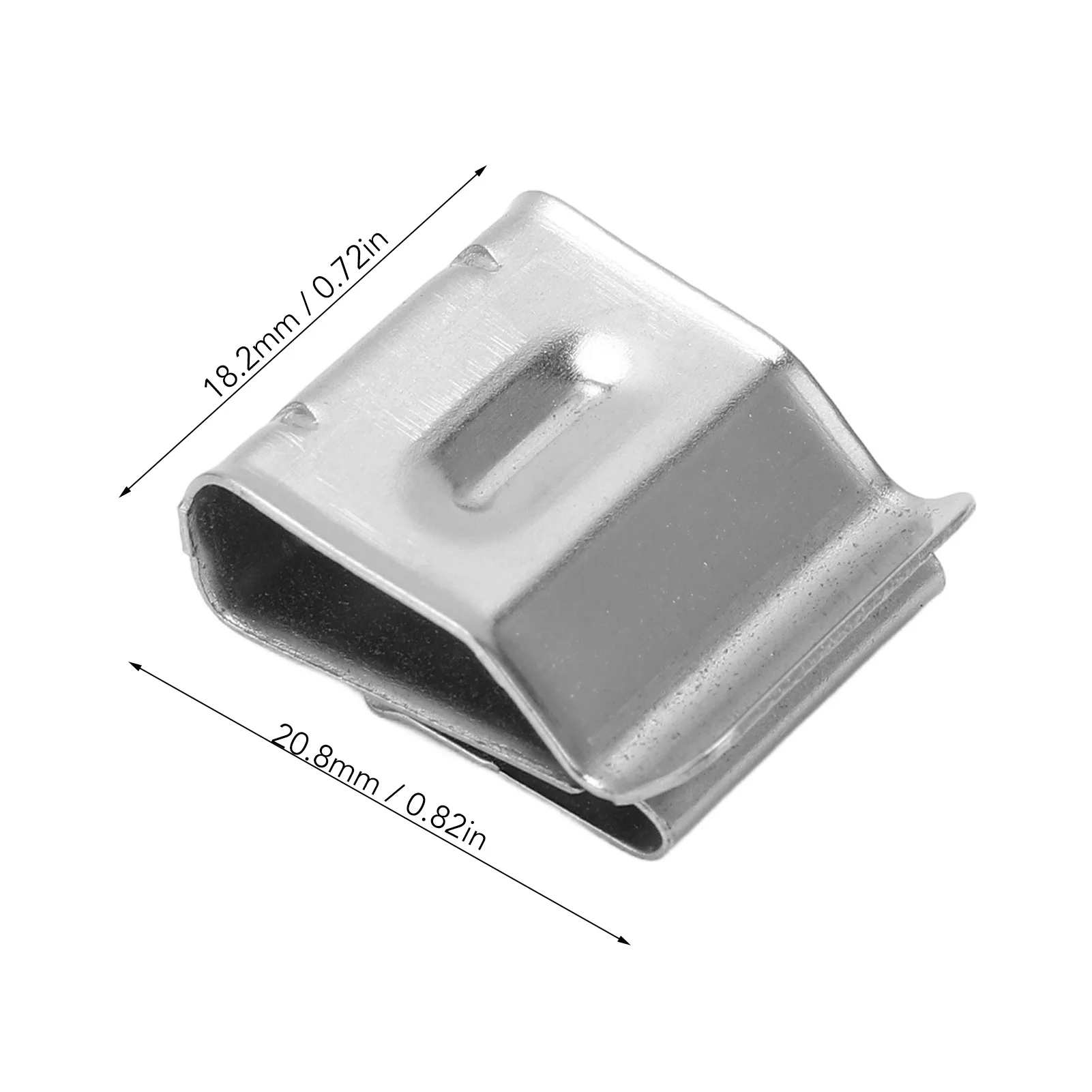 50 шт. Кабельный зажим 2 провода из нержавеющей стали крепежный держатель зажима