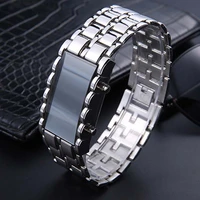 new fashion lava iron samurai watch men led digital watches multifunctional electronic bracelet watch men sports watches reloj