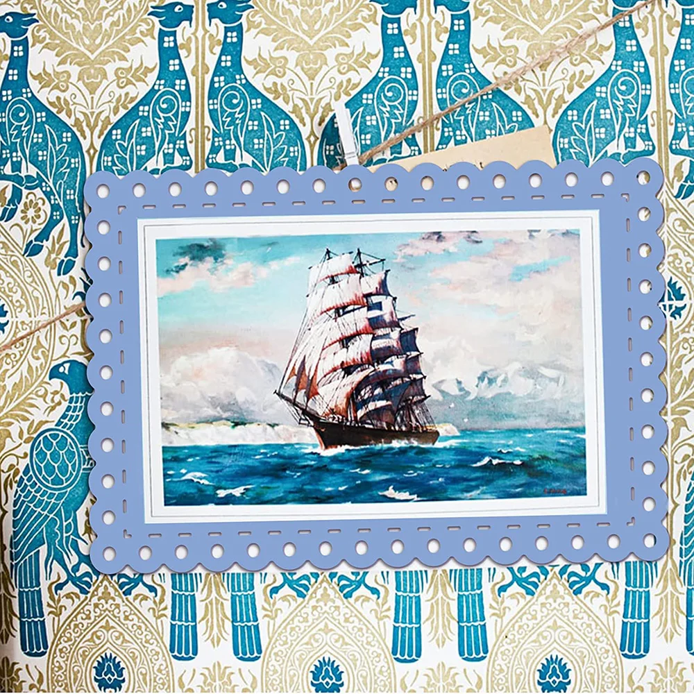 icka bogini na szczęście wykrojniki do metalu zestaw ramek Diy Scrapbooking Album fotograficzny dekoracyjne tłoczenie kartki papierowe rzemiosło