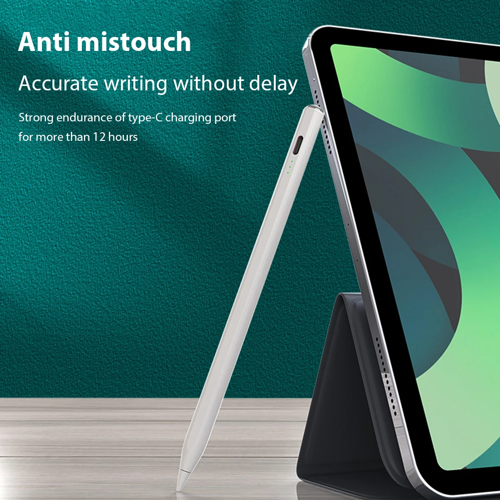 

Стилус активный для iPad Type-C, зарядный карандаш, чувствительный сенсорный экран, емкостный, для рисования, для iPad