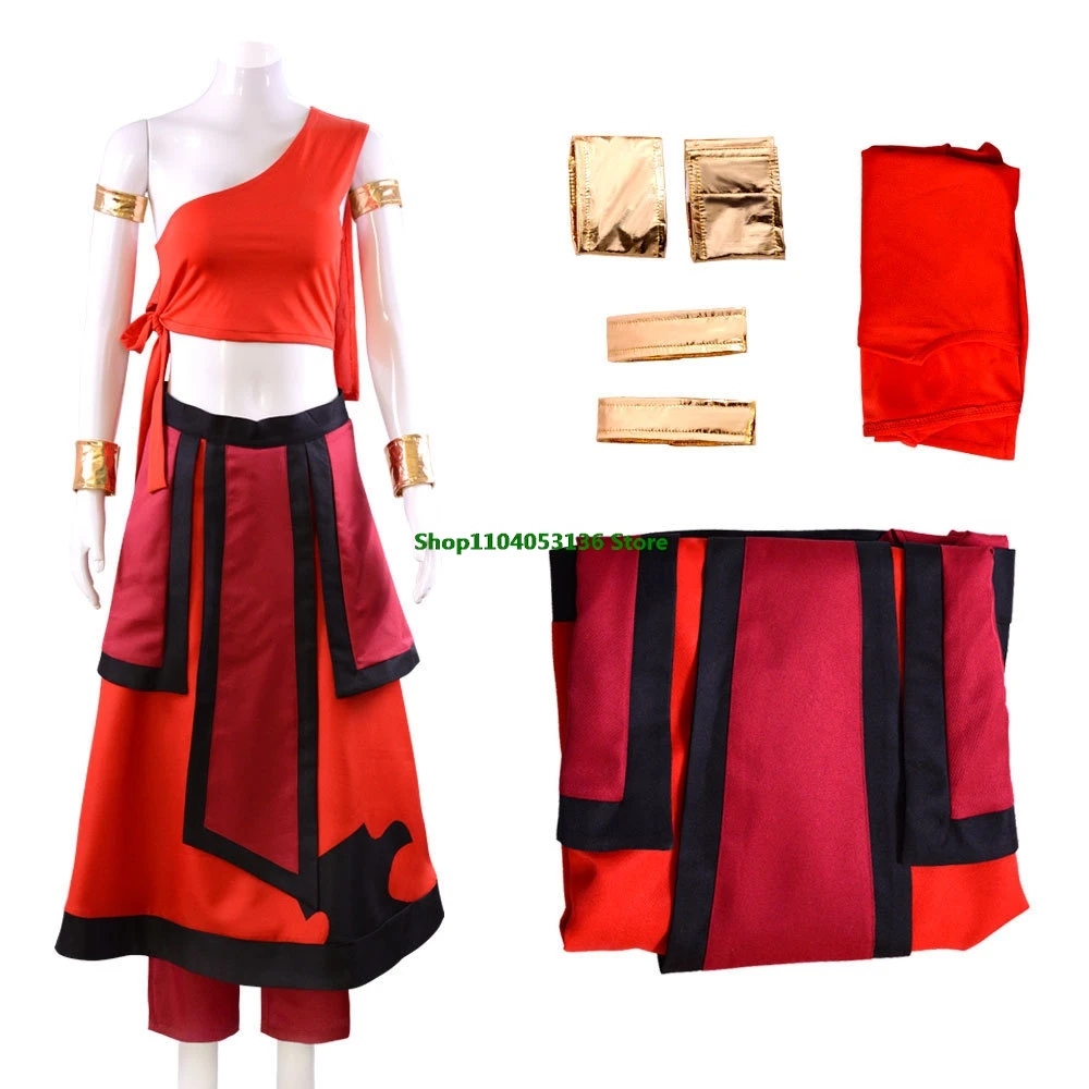 Avatar The Last Airbender Prince Zuko Princess Azula Mai Cosplay Costume Anime Fire Nation Aang Korra Katara Clothes