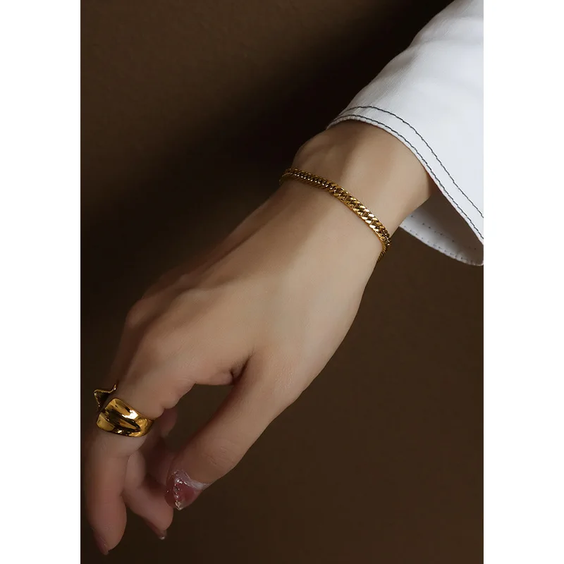 

Браслет ручной работы из нержавеющей стали для мужчин и женщин