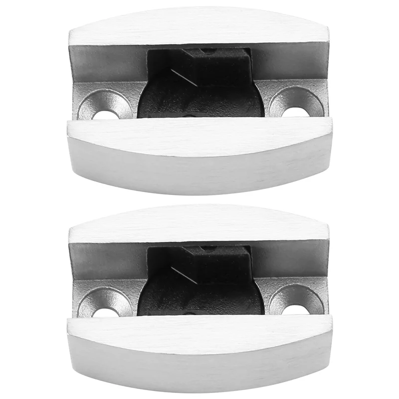 

2PCS Floor Guide Glass Sliding Door Stainless Steel Floor Guide for Frameless Sliding Glass Doors Guide Replacement