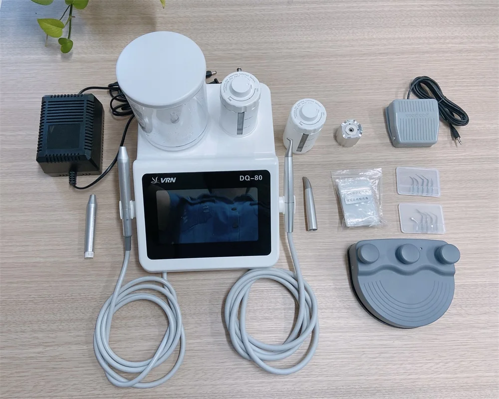 Фото Высокоэффективный ультразвуковой скалер Merycare DQ-80 CE с 7-дюймовым сенсорным экраном и электроприводом для пародонтальной терапии №5