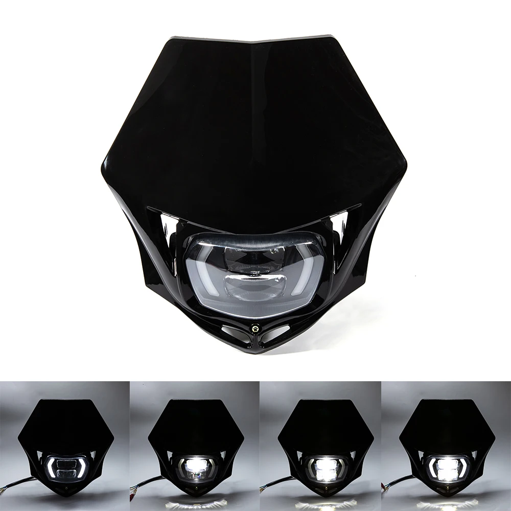 Фото Пластина для фары эндуро, мотоциклетная фара для Honda CRF 150 230 XR YP20 2016-2023, обтекатель фары для мотокросса, запчасти для внедорожных мотоциклов №1
