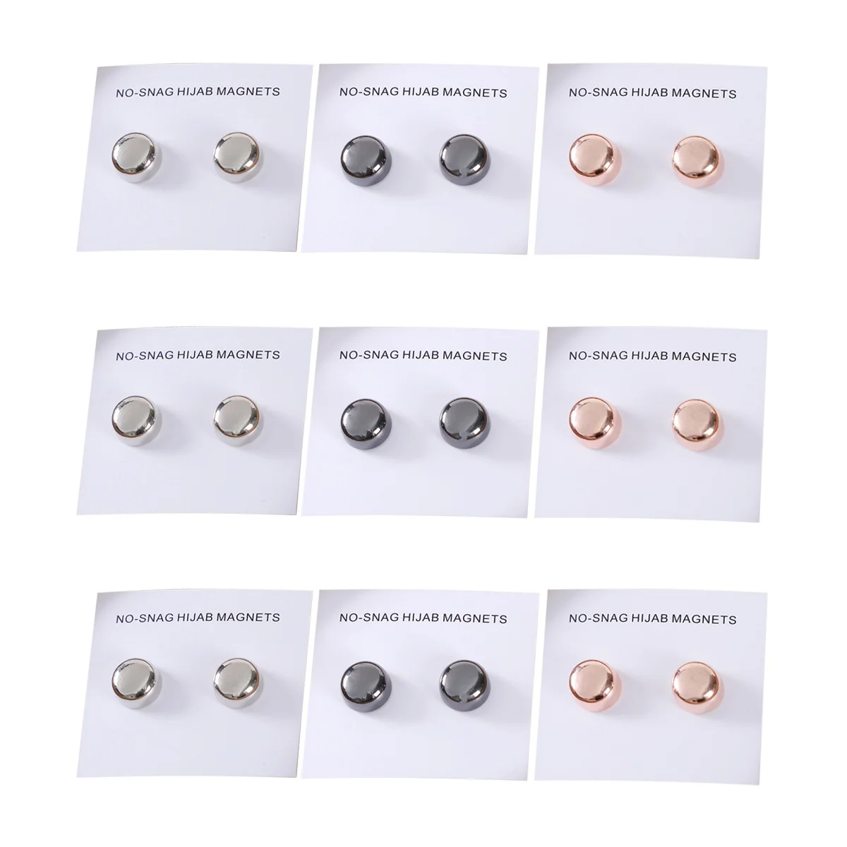 

Brooches Safety Cardigan Sweater Shawl Pin Magnetic Buttons Scarf Hijab Jewelry Magnets Round Dresses Corsage Buckle Collar