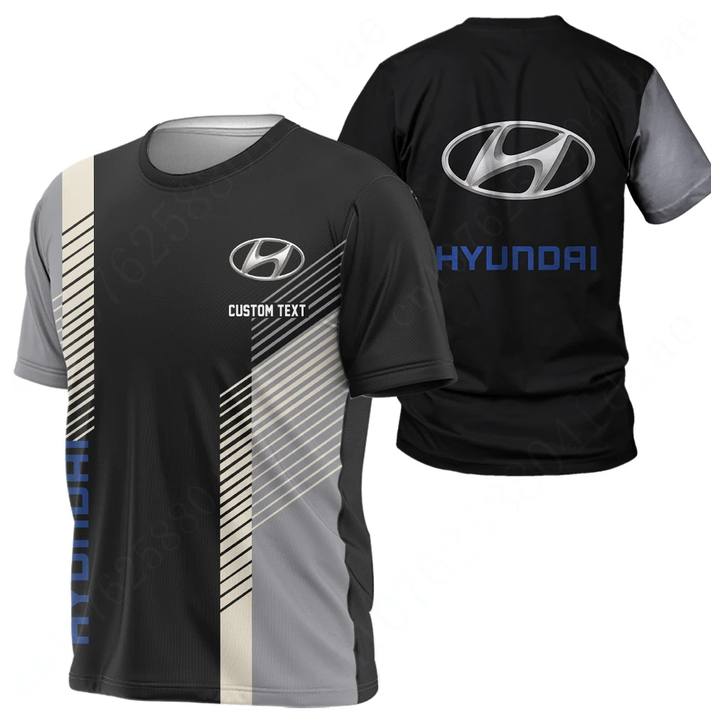 

Hyundai T Shirt For Men Women Harajuku Quick Drying Short Sleeve Top Unisex Clothing Anime T-shirts Casual Oversized T-shirt