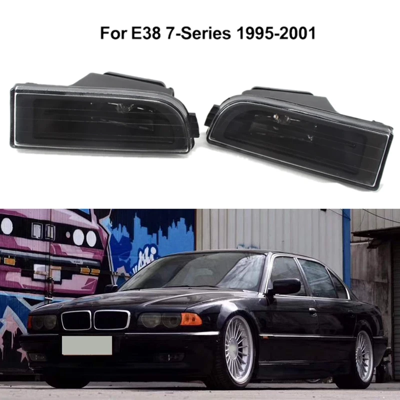Передний бампер автомобиля противотуманная фара сильфон для BMW E38 7-Series 740I 750Il
