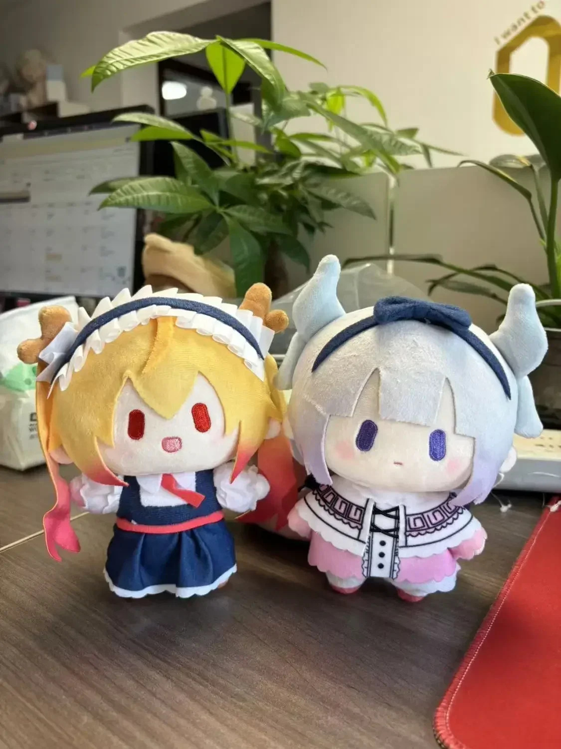 Аниме Miss Kobayashi's Dragon Maid Kanna Kamui Tohru Kawaii Косплей Плюшевая хлопковая кукла с набивным телом Одежда Игрушка 15 см (art.: 3920cb145cedb) - 3920cb145cedb