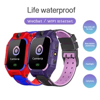 z6 children smart watch with sim bluetooth tracker heart rate monitor blood waterproof q19 touch screen camera for android ios